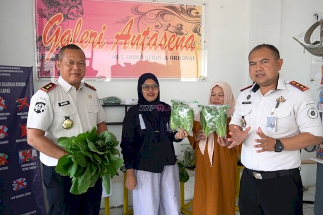 Dari Kebun ke Etalase, Kakanwil Ditjenpas Jateng Tinjau UMKM Lapas Purwokerto