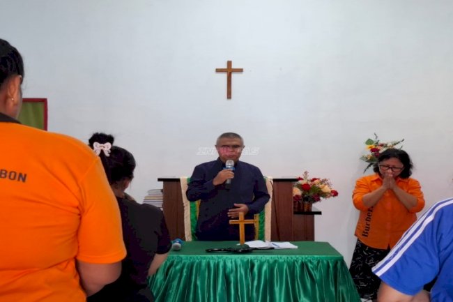 Tanamkan Nilai Kehidupan Positif, Lapas Perempuan Ambon Laksanakan Pembinaan Kepribadian Warga Binaan Kristen