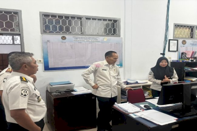 Kakanwil Ditjenpas Sultra Tinjau Fungsi Ruangan dan Fasilitas Rutan Kendari