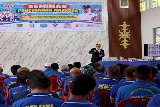 Lapas Ambon dan YKDP Gelar Seminar Pencegahan Narkoba bagi Warga Binaan