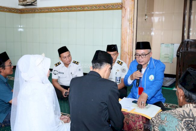 Gandeng KUA Kranggan, Lapas Mojokerto Fasilitasi Akad Nikah Dua Warga Binaan