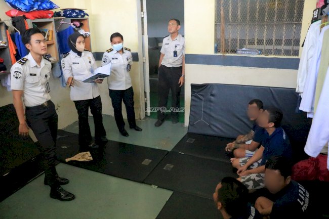 Cegah Gangguan Kamtib, KPLP Lapas Pemuda Madiun Inventarisasi Masalah di Blok Hunian