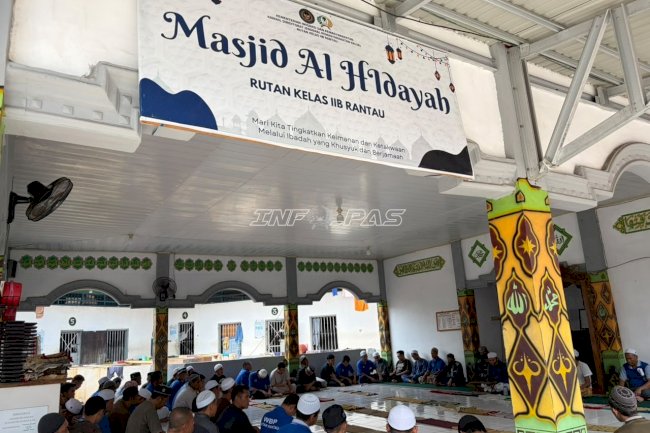Rutan Rantau Gandeng Kemenag Tapin, Warga Binaan Ikuti Ceramah tentang Tauhid