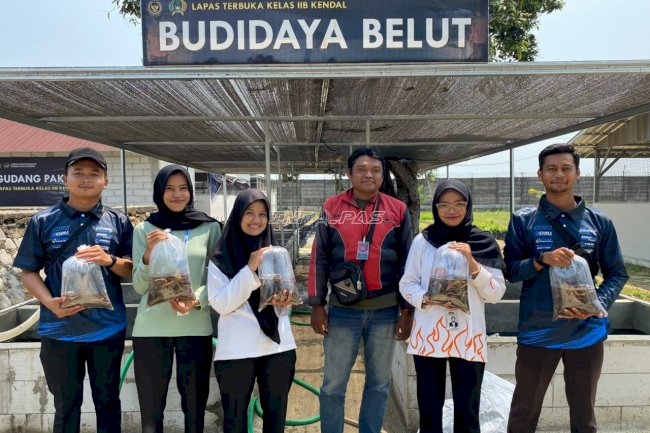 Integrated Farm Makin Produktif, Lapas Terbuka Kendal Mulai Budi Daya Belut