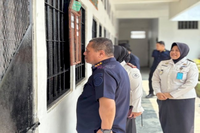 Pastikan Sarpras Layak dan Aman, Kanwil Ditjenpas Sulbar Tinjau Langsung Fasilitas Lapas Perempuan Mamuju