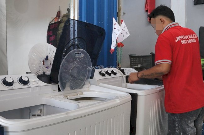 Jumlah Cucian Capai 58 Kg Sehari, Laundry Lapas Batulicin Layani Warga Binaan dan Petugas
