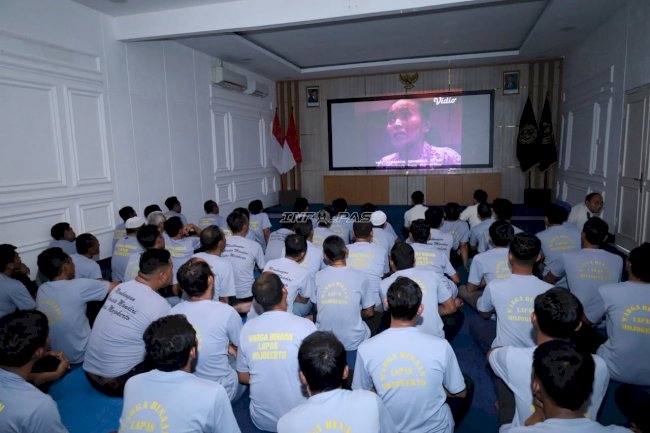 Kenang Sejarah Bangsa, Lapas Mojokerto Gelar Nonton Bareng G30S/PKI