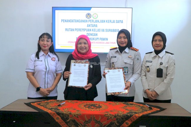 Rutan Perempuan Surabaya Gandeng PAWIN Perluas Akses Bantuan Hukum bagi Warga Binaan