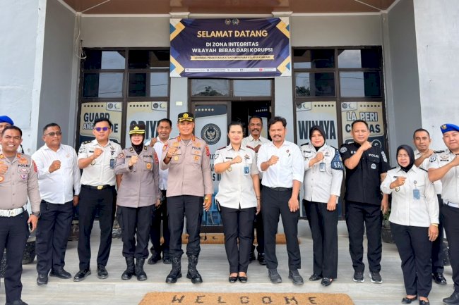 Perkuat Sinergi, Lapas Perempuan Kendari Sambut Kunjungan Jajaran Polresta Kendari