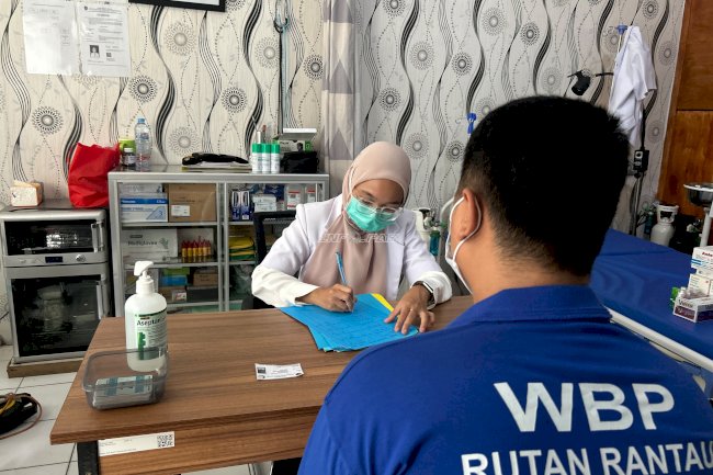 Jaga Kesehatan Warga Binaan, Rutan Rantau Hadirkan Dokter Pihak Ketiga