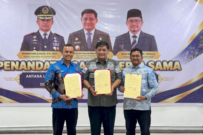 Lapas Lhokseumawe, Bappeda, dan Kanwil Kemenkum Aceh Jalin PKS Pelayanan Hukum