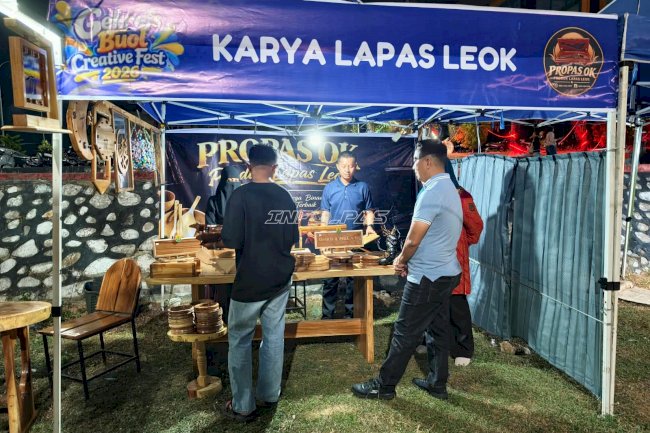 Lapas Leok Kenalkan Karya Warga Binaan di Gekrafs Buol Creative Fest 2026