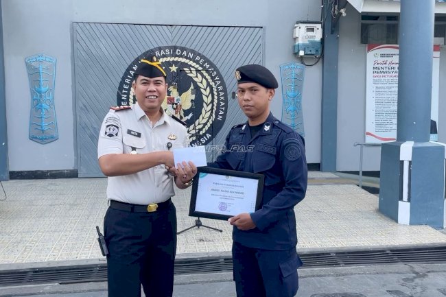 Dorong Kinerja Berkualitas, Rutan Ambon Anugerahkan Pegawai Teladan Periode September 2026