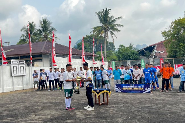 Lapas Bandanaira Gelar Turnamen Gawang Mini Sambut Hari Bakti Kemenimipas Ke-2