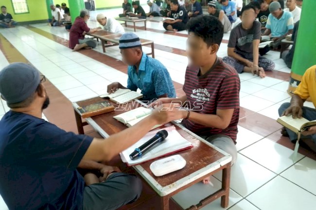 Lapas Kendari Perkuat Pembinaan Rohani lewat Program Belajar Mengaji
