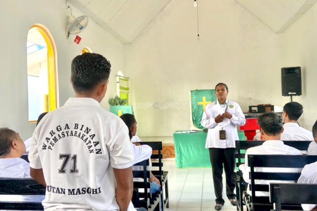 Dari Masjid dan Gereja, Rutan Masohi Perkuat Pembinaan Warga Binaan