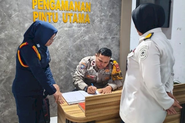 Lapas Perempuan Ambon Terima Sambang Bhabinkamtibmas Polsek Baguala