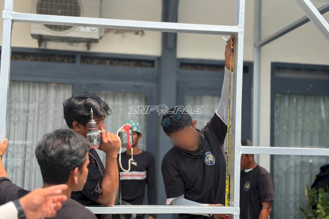 Mandiri dan Terampil, Klien Bapas Palu Ikuti Pelatihan Konstruksi Baja Ringan