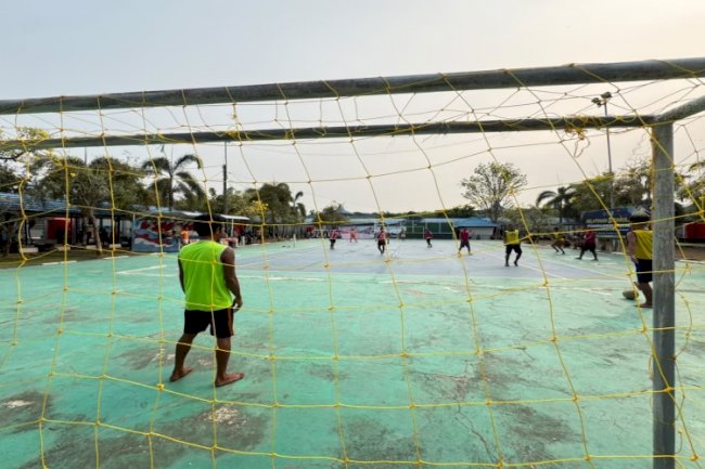Warga Binaan Lapas Narkotika Karang Intan Pilih Futsal untuk Jaga Kebugaran dan Sportivitas