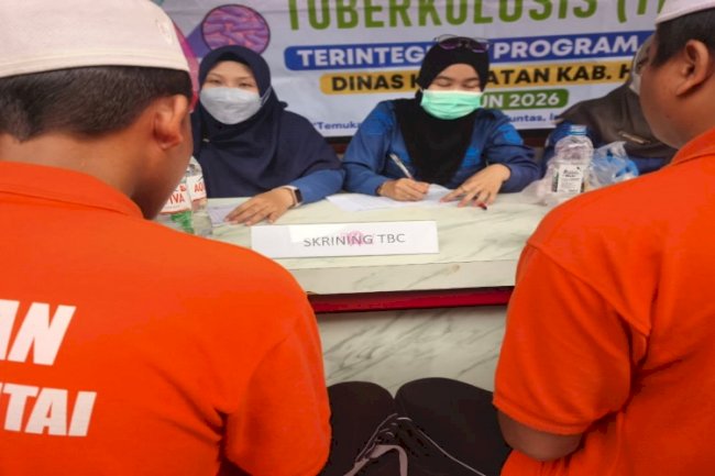 Lapas Amuntai Fasilitasi Cek Kesehatan Gratis dan SkriningTBC bagi Warga Binaan dan Petugas