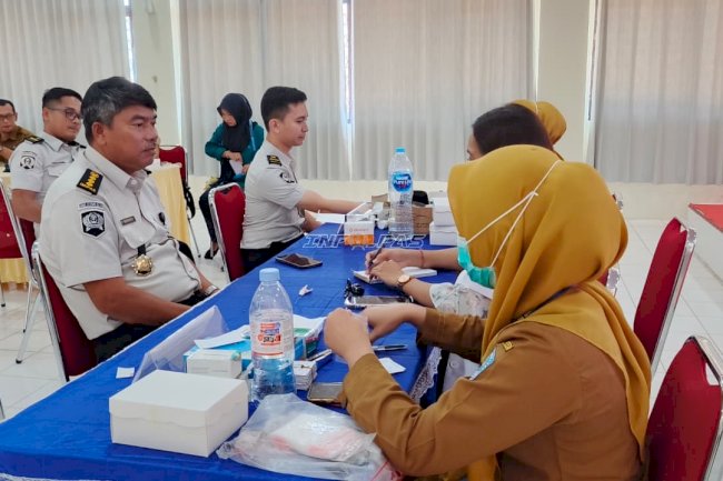 Kanwil Ditjenpas Sultra Gelar CKG dan Deteksi Dini Kanker Serviks bagi Pegawai