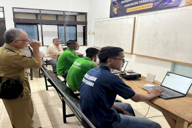 Tiga Warga Binaan Rutan Pelaihari Jalani Try Out Tes Kemampuan Akademik