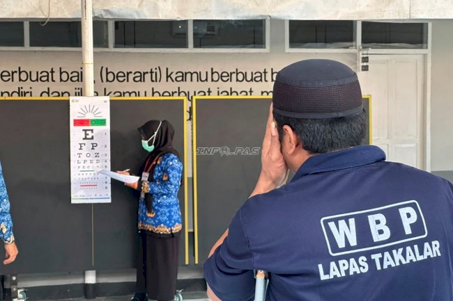 Lapas Takalar Gelar Cek Kesehatan Gratis, 223 Warga Binaan Jalani Pemeriksaan