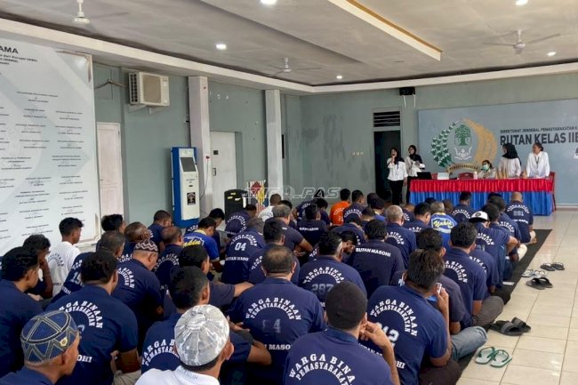 Rutan Masohi Edukasi Warga Binaan tentang Kesehatan Gigi dan Pencegahan Penyakit Menular