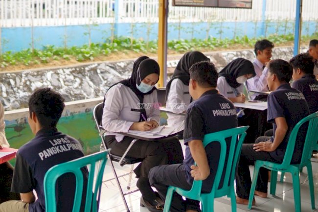 Lapas Pangkalpinang Asesmen 150 Warga Binaan, Dukung Program Rehabilitasi dan Re-Edukasi Nasional
