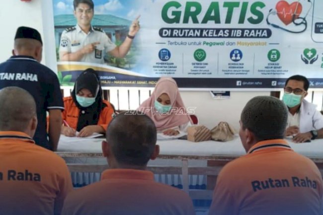 Deteksi Dini Risiko Penyakit, Rutan Raha Gelar Cek Kesehatan Gratis