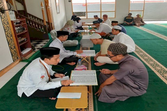 Lapas Tanjung bersama Kemenag Kab. Tabalong Tingkatkan Kemampuan Baca Al-Qur’an Warga Binaan