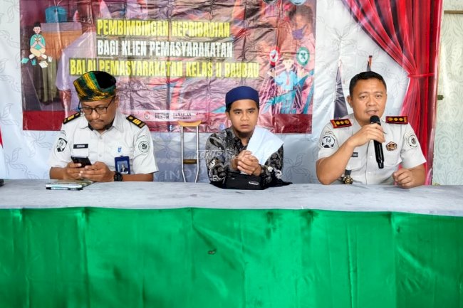 Bapas Baubau Gelar Pembimbingan Kepribadian, Dorong Penguatan Spiritual Klien