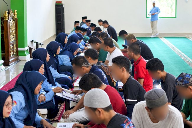 Perkuat Iman dan Takwa, Warga Binaan Lapas Takalar Rutin Belajar Baca Al-Qur’an