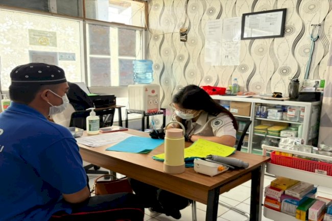 Di Tengah Proses Pembinaan, Rutan Rantau Tetap Hadir Jaga Kesehatan Warga Binaan