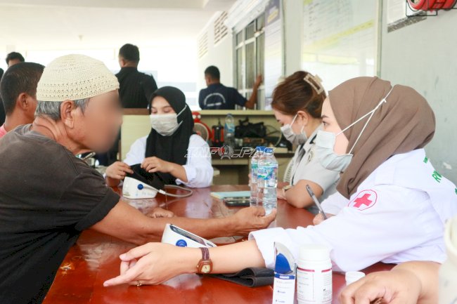 Jamin Kesehatan Warga Binaan, Lapas Parigi Gelar Skrining dan Pengobatan Gratis Rutin