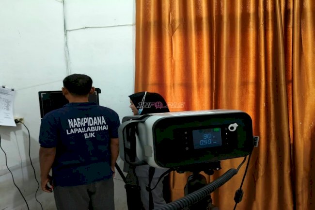 Lapas Labuhan Bilik bersama Puskesmas Labuhan Bilik Gelar ACF TBC dengan Metode Chest X-Ray