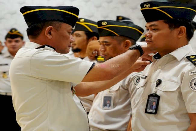 Lima Petugas Lapas Narkotika Karang Intan Naik Pangkat, Tingkatkan Tanggung Jawab dan Pengabdian