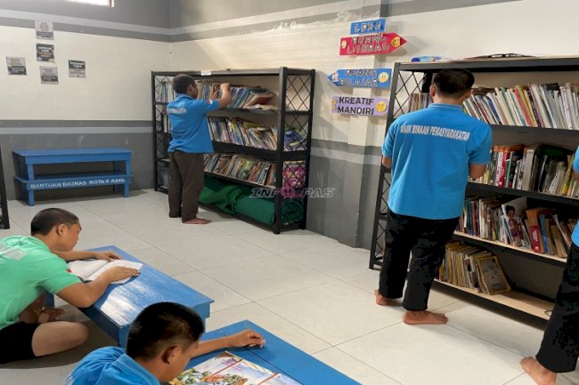 Ruang Baca LPKA Palangka Raya Jadi Sarana Positif bagi Anak Binaan