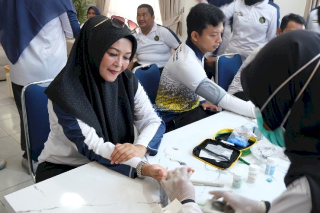 Wujudkan Pemasyarakatan Sehat, Kanwil Ditjenpas Kep. Babel Gelar Cek Kesehatan Gratis