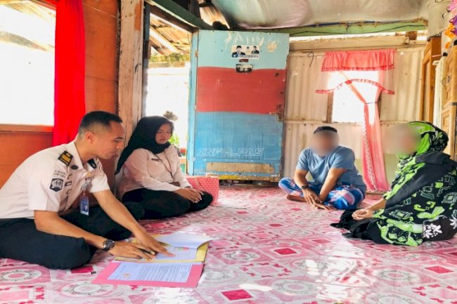 Seberangi Lautan, PK Bapas Tanjungpandan Gali Data Litmas Penjamin di Pulau Buku Limau
