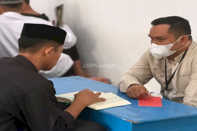 LPKA Palangka Raya Gandeng Kemenag Kota Palangka Raya Gelar Pengajian bagi Anak Binaan 