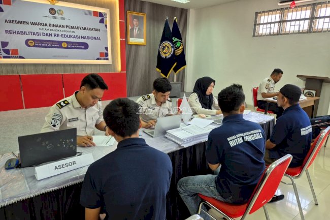 Kanwil Ditjenpas Sulteng Asesmen Calon Peserta Rehabilitasi dan Reedukasi