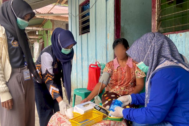 Rutan Masohi Salurkan Bansos dan Gelar Pemeriksaan Kesehatan Gratis bagi Masyarakat