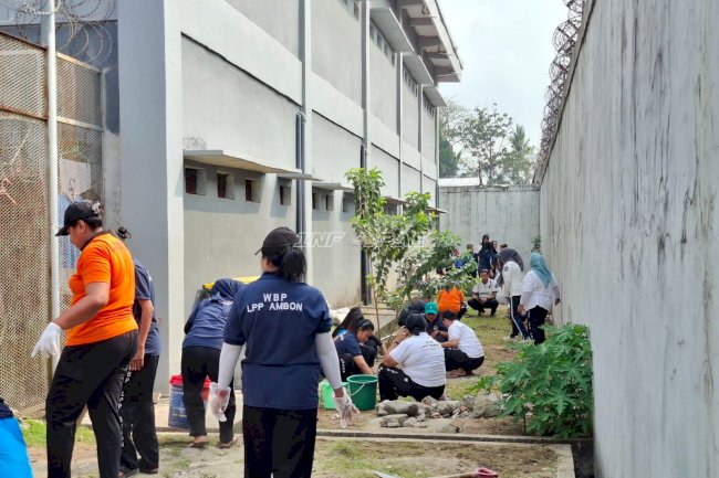 Lapas Perempuan Ambon Kembangkan Pembinaan Kemandirian Berbasis Perkebunan
