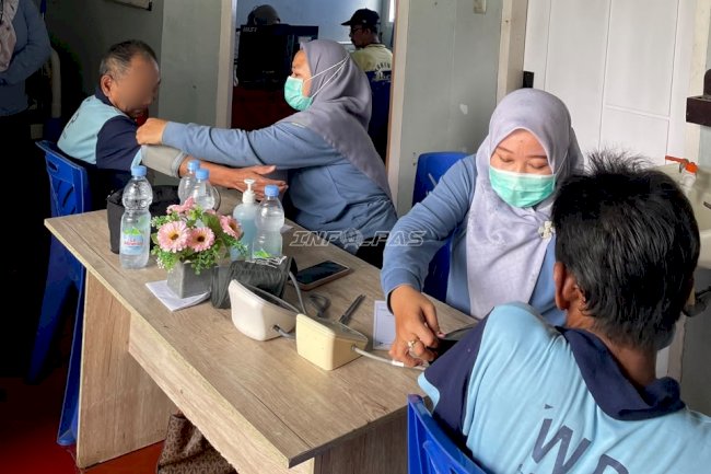 Lapas Tolitoli Gandeng Puskesmas Baolan, Periksa Kesehatan dan Edukasi Warga Binaan