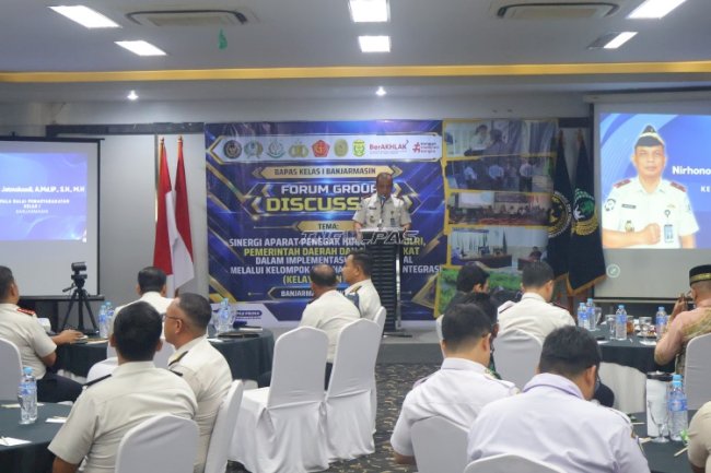 Bapas Banjarmasin Gelar FGD bersama APH, Perkuat Penerapan Pidana Alternatif dan Kelayan Binter