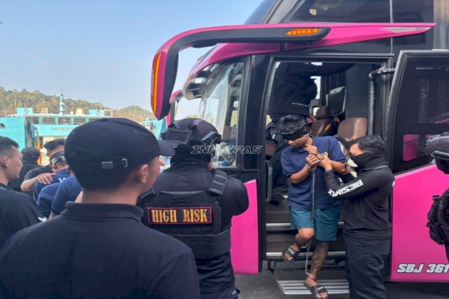 Lagi, Ditjenpas Pindahkan 36 Warga Binaan Lapas I Semarang ke Nusakambangan