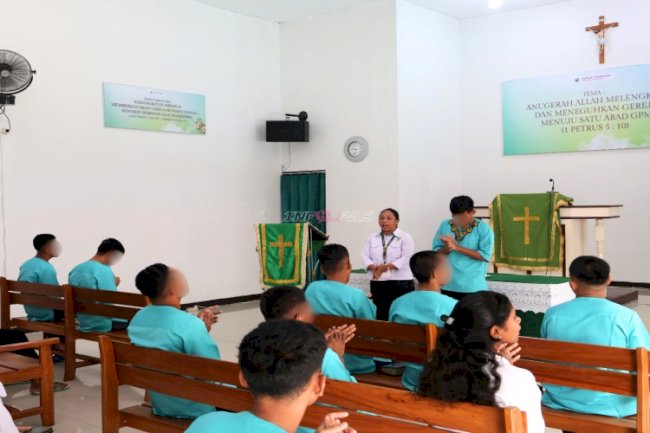 LPKA Ambon Tanamkan Nilai Kasih melalui Pembinaan Rohani Kristen