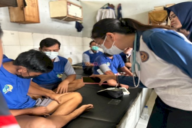 SAPA KASIH Rutan Rantau, Dokter Sambangi Warga Binaan di Blok Hunian
