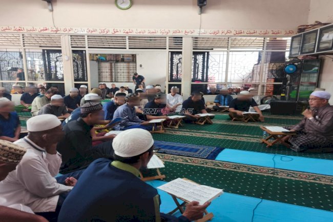 Lewat Lantunan Burdah, Lapas Amuntai Perkuat Pembinaan Spiritual Warga Binaan